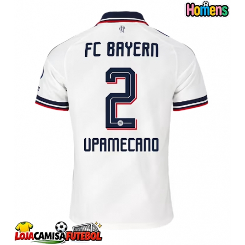 Camisa de Futebol Bayern Munich Dayot Upamecano #2 Equipamento Secundário 2026-27 Manga Curta